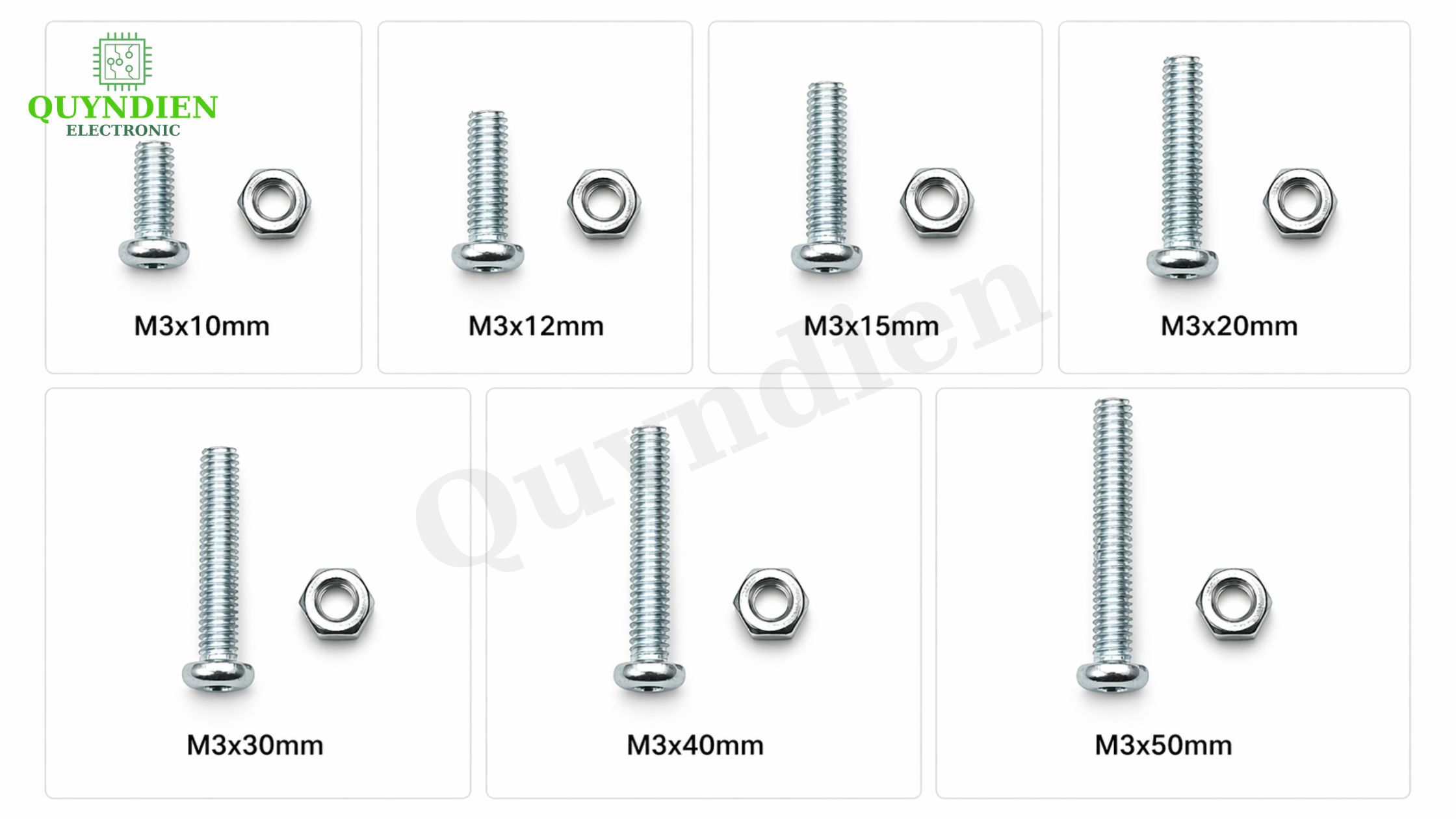 Hình ảnh minh họa ốc vít M3 (2)