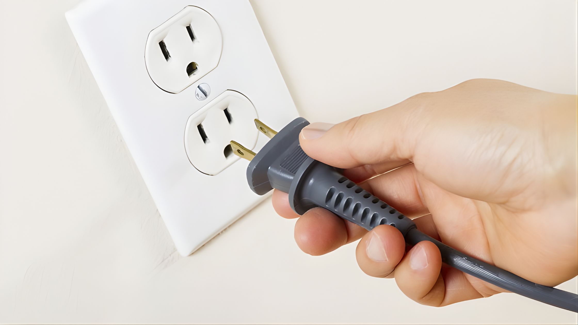 Hình ảnh minh họa phích cắm 2 chấu dẹt