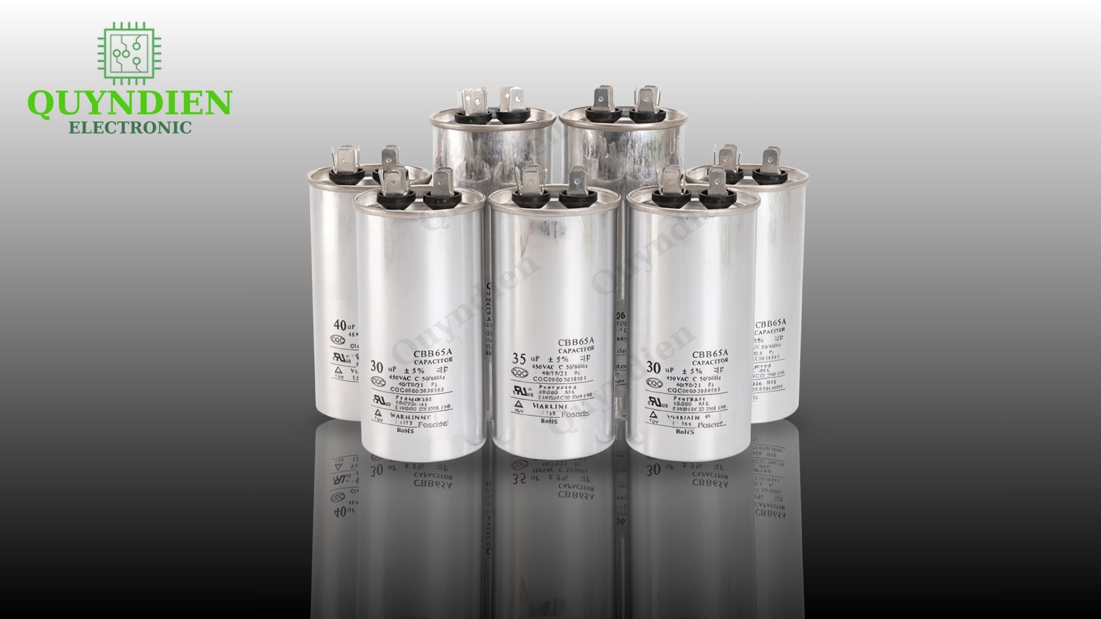 Các loại tụ điện điều hòa 30µF, 35µF, 40µF phổ biến