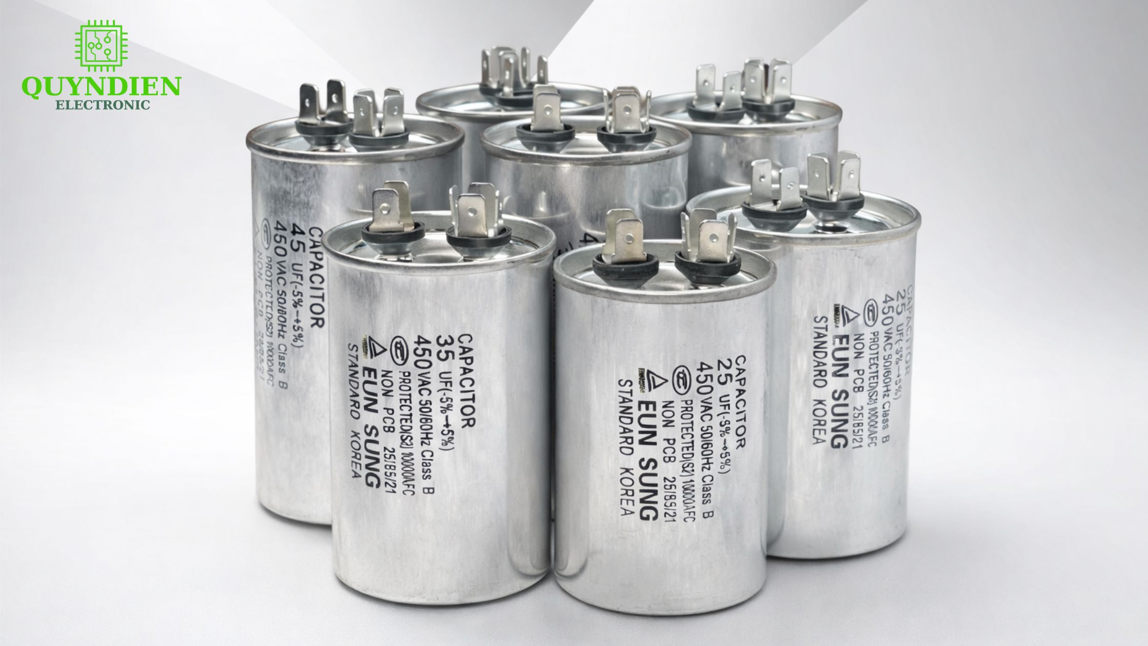 Tụ điện nhôm CBB65 chất lượng cao – Quỳnh Diễn Electronic