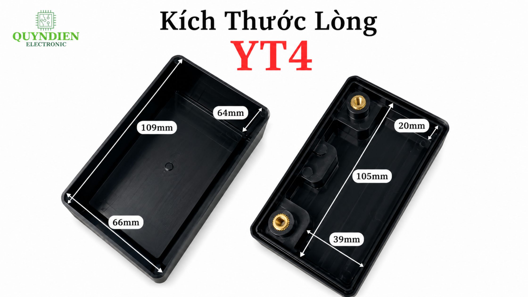 Cấu tạo vỏ bình YT4/YT5 gồm vỏ nhựa ABS chịu lực, khoang chứa cell pin và đầu cực bắt bulong chắc chắn