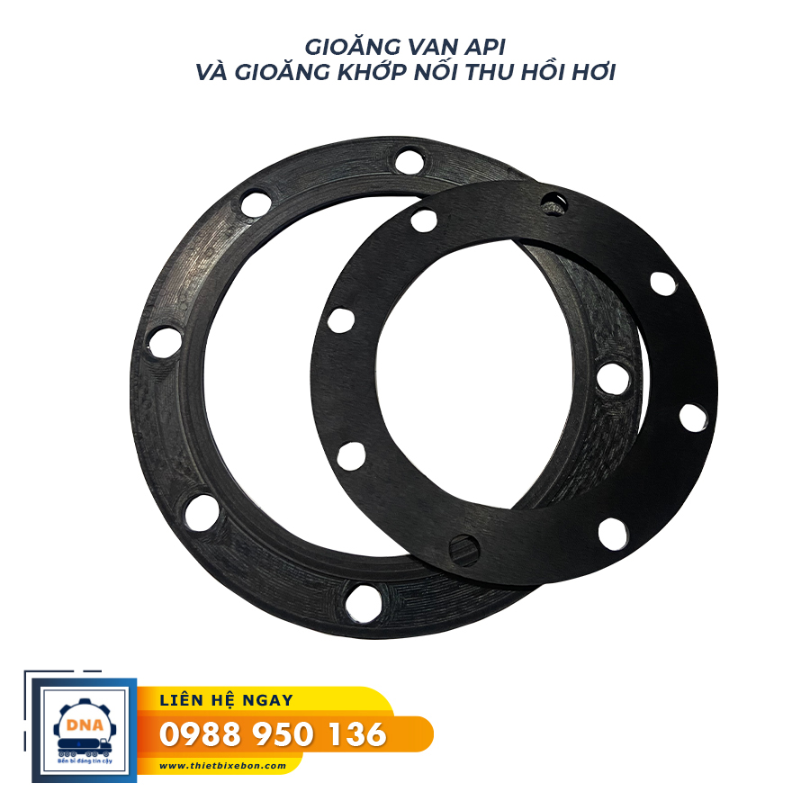 Gioăng van API và Gioăng khớp nối thu hồi hơi