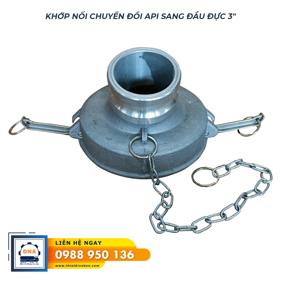 Khớp nối chuyển đổi API sang đầu đực 3"