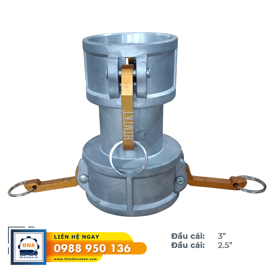 Khớp nối nhôm đầu cái 3"- đầu cái 2.5"