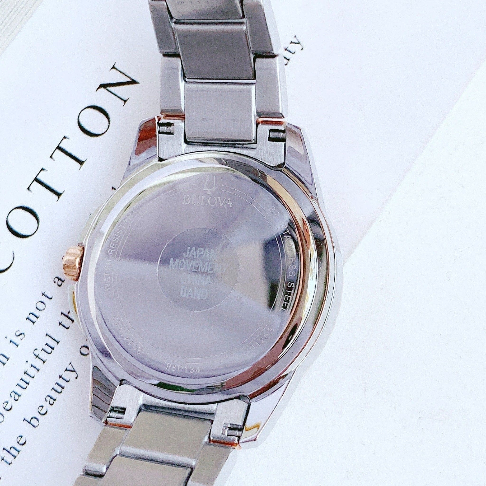 Đồng Hồ Bulova Classic |Nữ Giới |Đính Đá |Dây Kim Loại Rose Gold |Máy Pin (Quartz) |Size 32mm |donghogiatot.vn