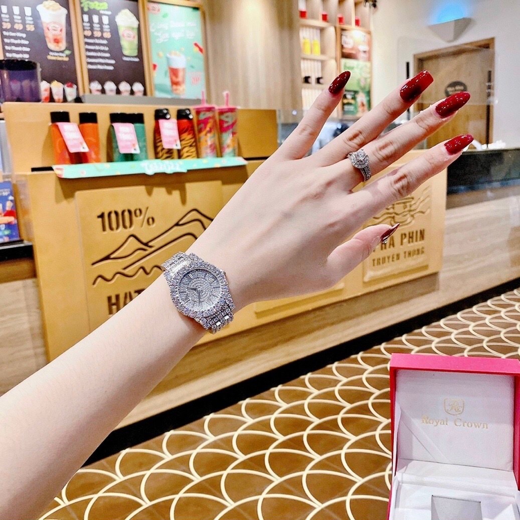 Đồng Hồ Chopard L'Heure Du Diamant |Nữ Giới |Mặt Tròn |Full Đá |Dây Kim Loại |Máy Pin (Quartz) |Size 32mm |donghogiatot.vn