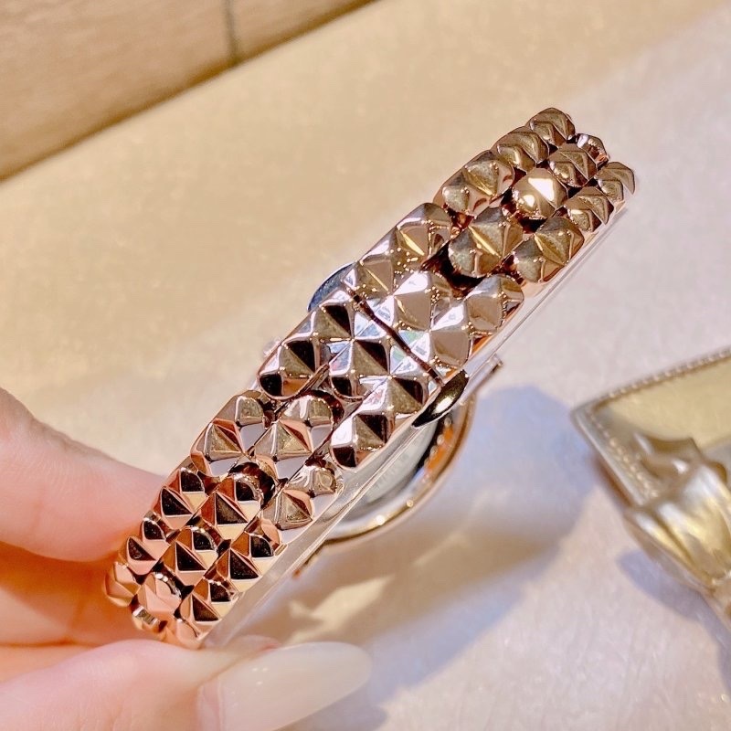Đồng Hồ Davena Mặt Elip |Nữ Giới |Rose Gold |Full Đá |Dây Kim Loại |Máy Pin (Quartz) |Size 35mm |donghogiatot.vn