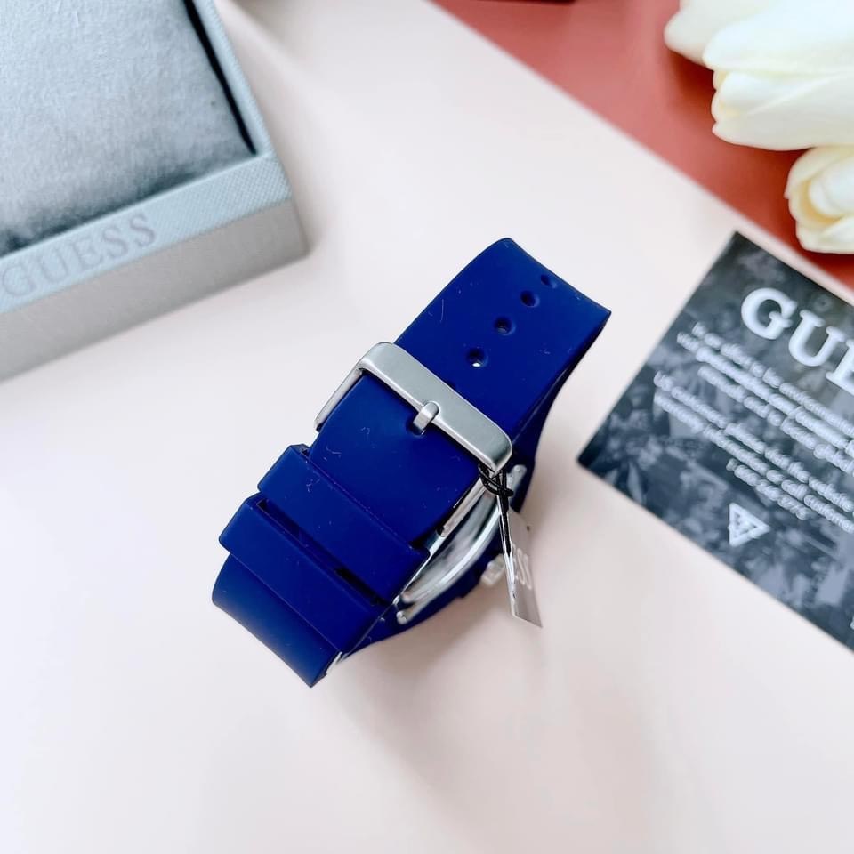 Đồng Hồ Guess Phoenix |Nam Giới |Chronograph |Dây Cao Su Xanh |Máy Pin (Quartz) |Size 43x51mm |donghogiatot.vn