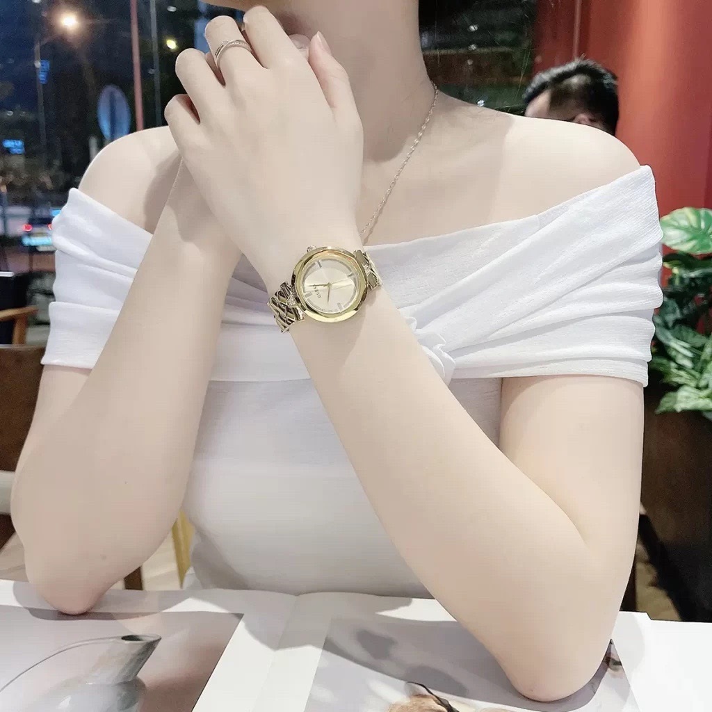 Đồng Hồ Guess Rumour |Nữ Giới |Vàng Gold |Dây Kim Loại |Máy Pin (Quartz) |Size 34mm |donghogiatot.vn