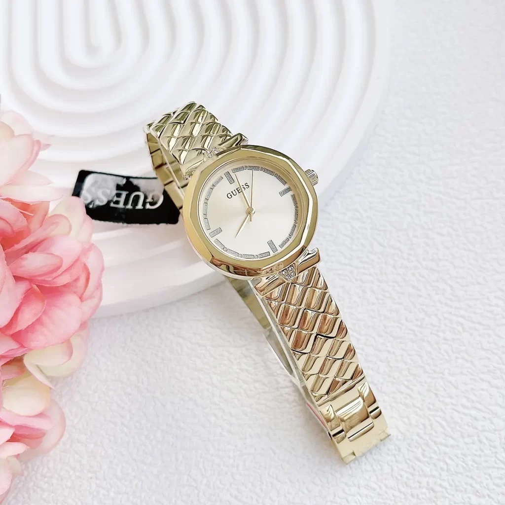 Đồng Hồ Guess Rumour |Nữ Giới |Vàng Gold |Dây Kim Loại |Máy Pin (Quartz) |Size 34mm |donghogiatot.vn