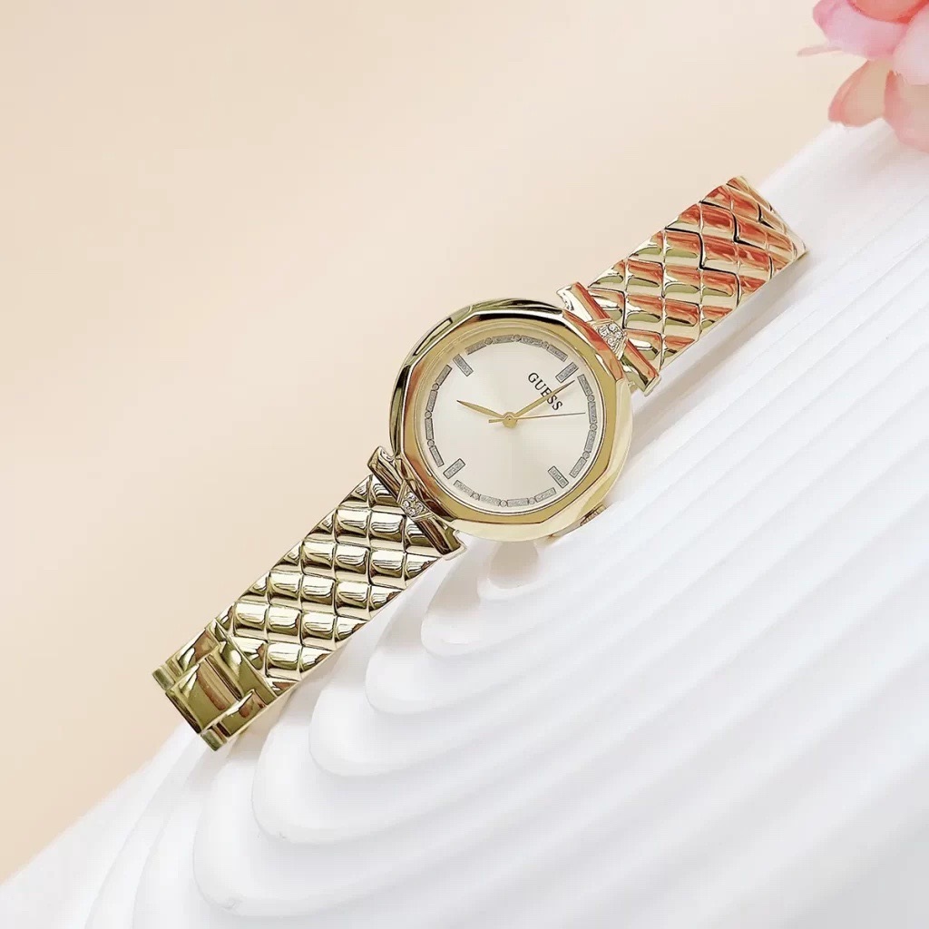 Đồng Hồ Guess Rumour |Nữ Giới |Vàng Gold |Dây Kim Loại |Máy Pin (Quartz) |Size 34mm |donghogiatot.vn