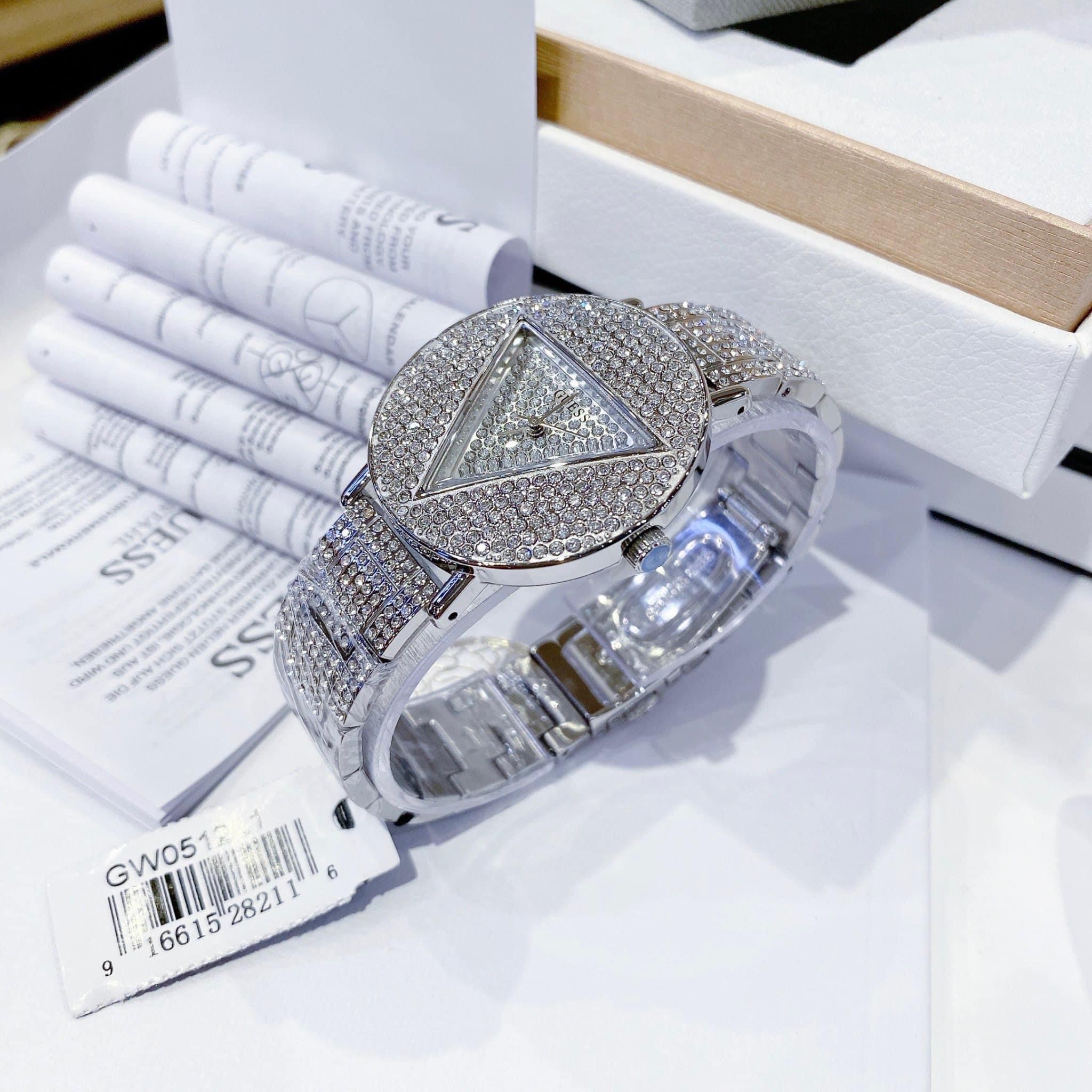 Đồng Hồ Guess Ladies Trend |Nữ Giới |Trắng Silver |Dây Kim Loại |Máy Pin (Quartz) |Size 36mm |donghogiatot.vn