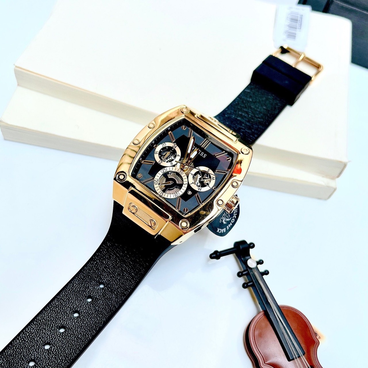Đồng Hồ Guess Phoenix |Nam Giới |Chronograph |Dây Cao Su |Máy Pin (Quartz) |Size 43mm |Donghogiatot.vn