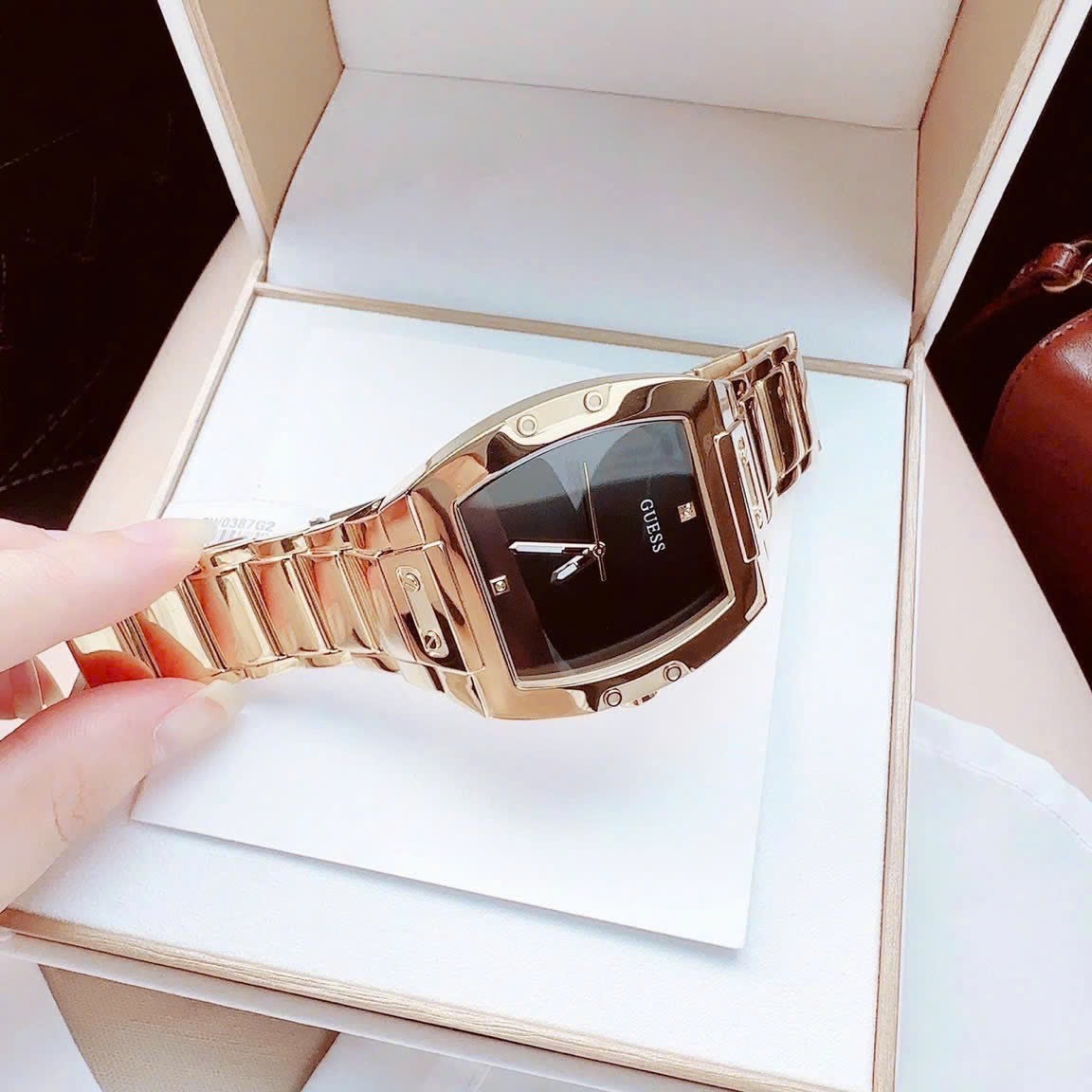 Đồng Hồ Guess Phoenix |Nam giới |Mặt Đen |Dây Kim Loại Vàng Gold |Máy Pin (Quartz) |Size 43mm |donghogiatot.vn