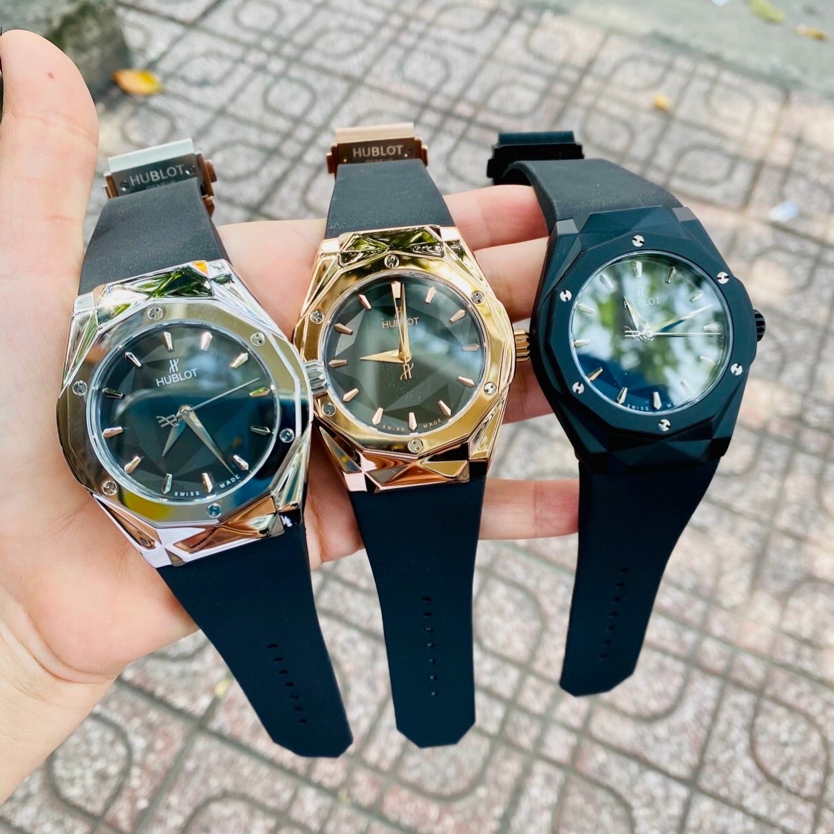 Đồng Hồ Hublot Classic Orlinski |Nam Giới |Rose Gold |Dây Silicone Đen |Máy Cơ (Automatic) |Size 42mm |donghogiatot.vn