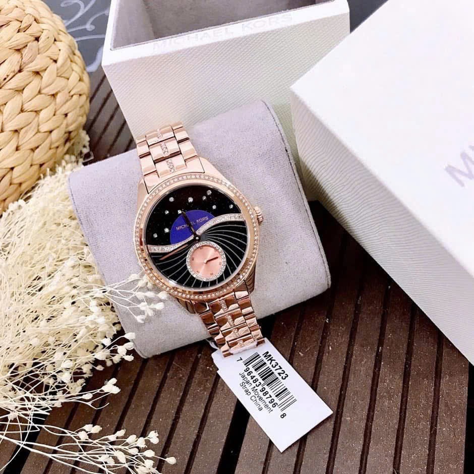 Đồng Hồ Michael Kors Bầu Trời Sao |Nữ Giới |Mặt Xanh Dương |Dây Kim Loại Rose Gold |Máy Pin (Quartz) |Size 38mm |donghogiatot.vn
