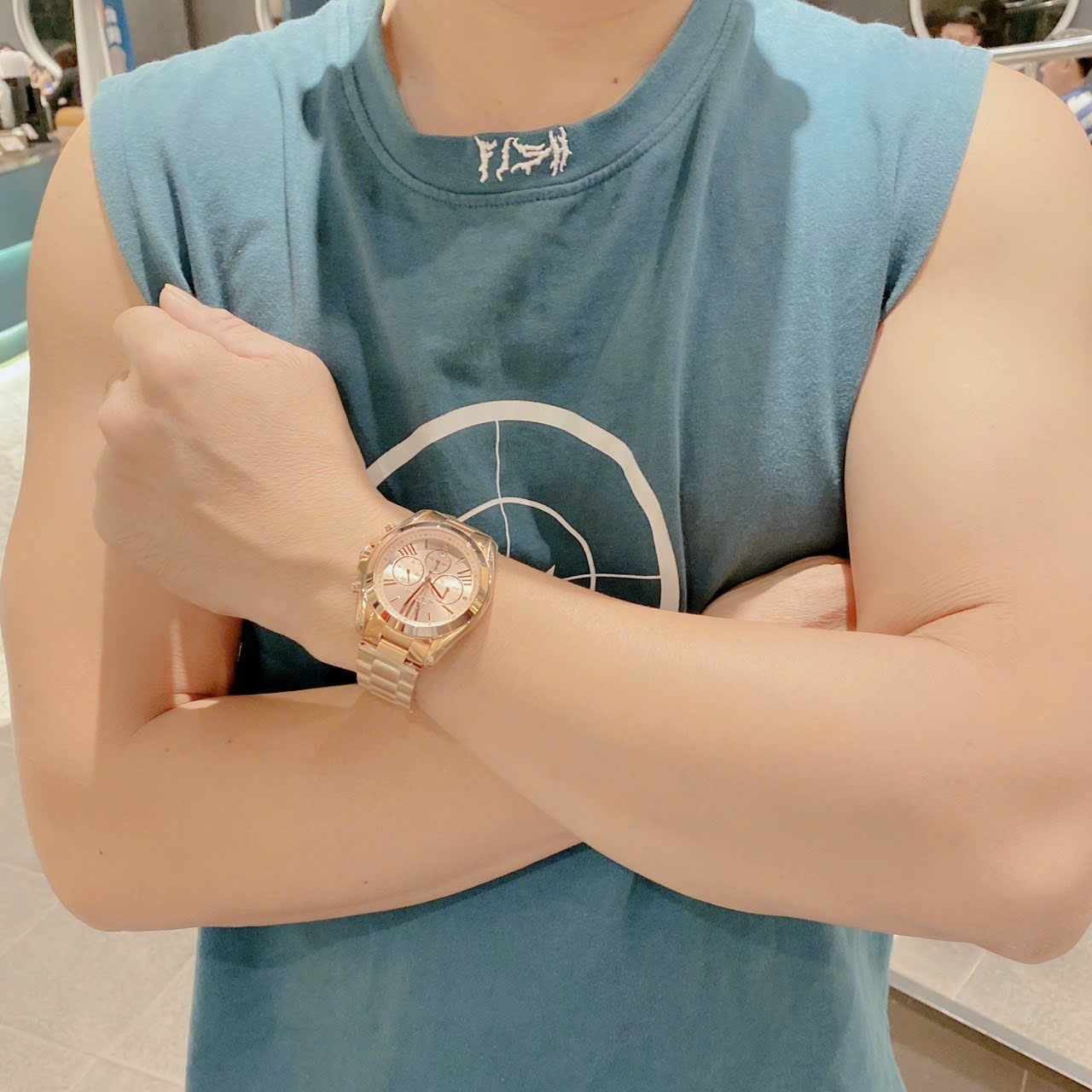 Đồng Hồ Michael Kors Bradshaw |Nam Giới |Mặt Tròn |Dây Kim Loại Rose Gold |Máy Pin (Quartz) |Size 42mm |donghogiatot.vn