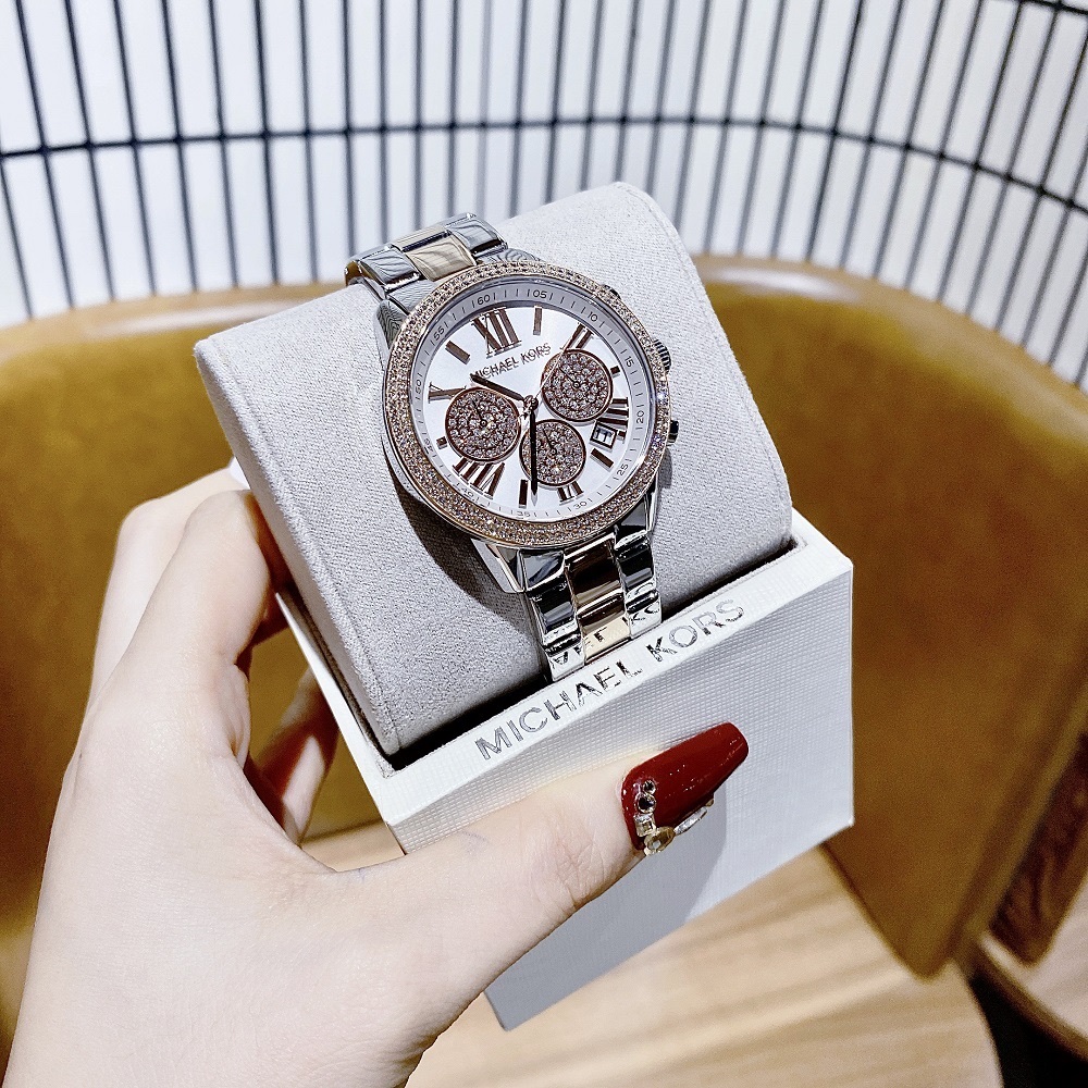 Đồng Hồ Michael Kors Bryn |Nữ Giới |Chronograph |Dây Kim Loại Demi Rose |Máy Pin (Quartz) |Size 40mm |donghogiatot.vn