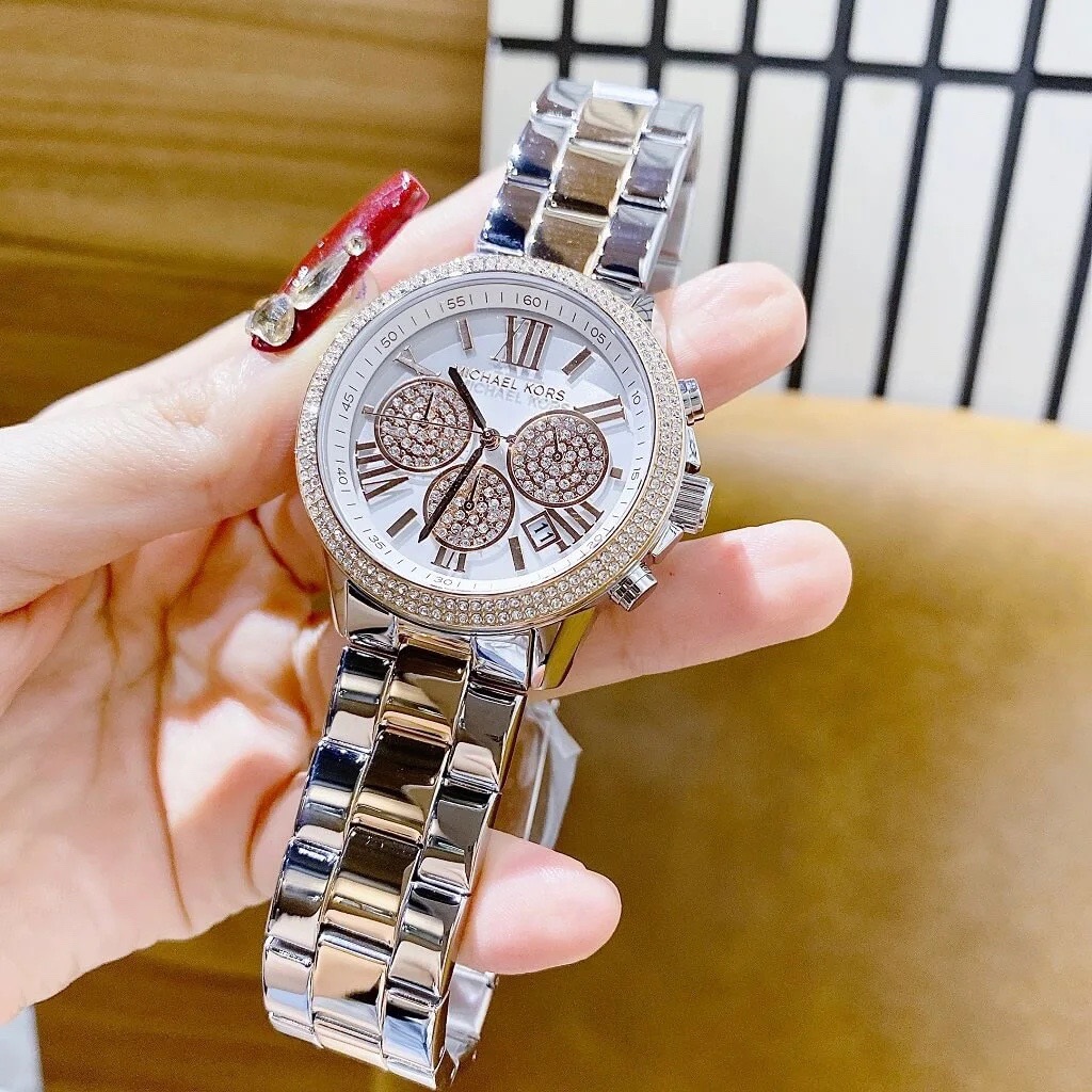 Đồng Hồ Michael Kors Bryn |Nữ Giới |Chronograph |Dây Kim Loại Demi Rose |Máy Pin (Quartz) |Size 40mm |donghogiatot.vn