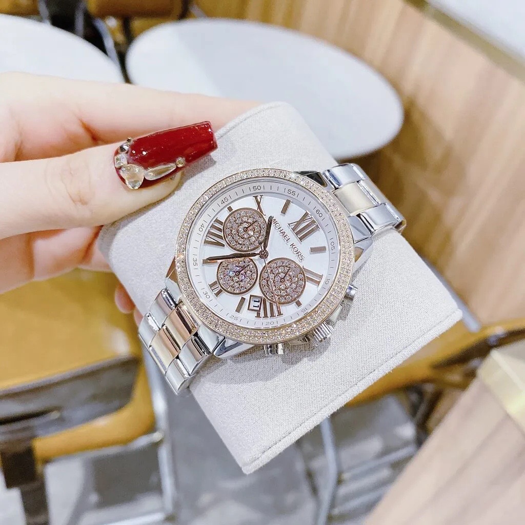 Đồng Hồ Michael Kors Bryn |Nữ Giới |Chronograph |Dây Kim Loại Demi Rose |Máy Pin (Quartz) |Size 40mm |donghogiatot.vn