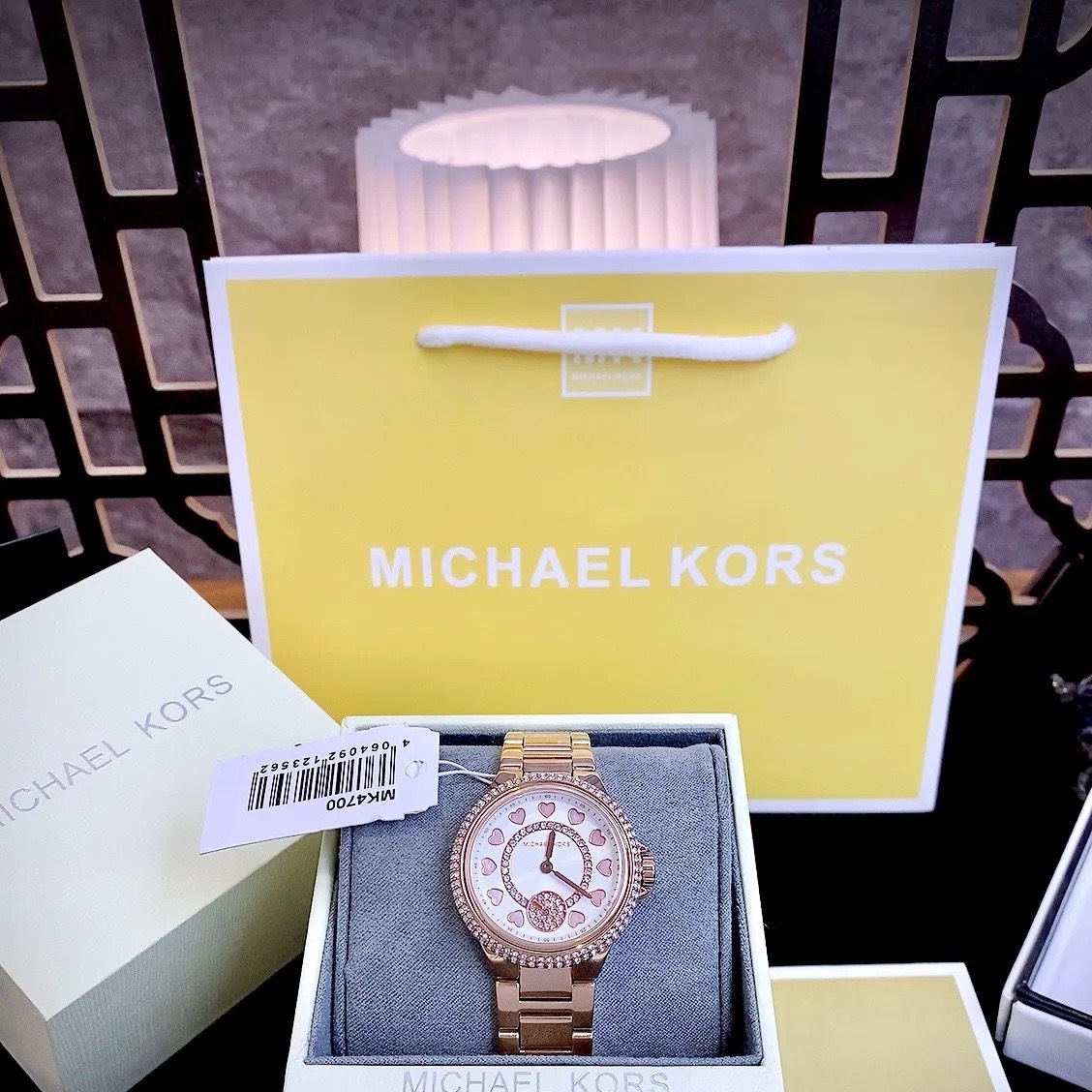 Đồng Hồ Michael Kors Camille |Nữ Giới |Rose Gold |Đính Đá |Dây Kim Loại |Máy Pin (Quartz) |Size 33mm |donghogiatot.vn