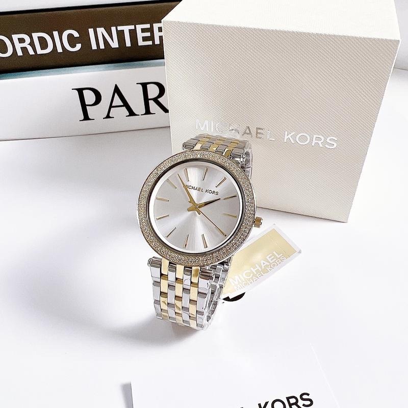 Đồng Hồ Michael Kors Darci |Nữ Giới |Đính Đá Swarovski |Dây Kim Loại Demi Vàng |Máy Pin (Quartz) |Size 39mm |Donghogiatot.vn