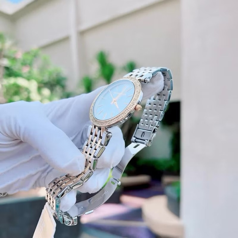 Đồng Hồ Michael Kors Darci |Nữ Giới |Đính Đá Swarovski |Dây Kim Loại Demi Vàng |Máy Pin (Quartz) |Size 39mm |Donghogiatot.vn