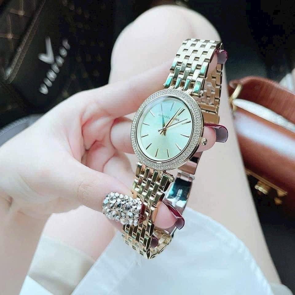 Đồng Hồ Michael Kors Darci |Nữ Giới |Đính Đá Swarovski |Dây Kim Loại Vàng Gold |Máy Pin (Quartz) |Size 39mm |Donghogiatot.vn