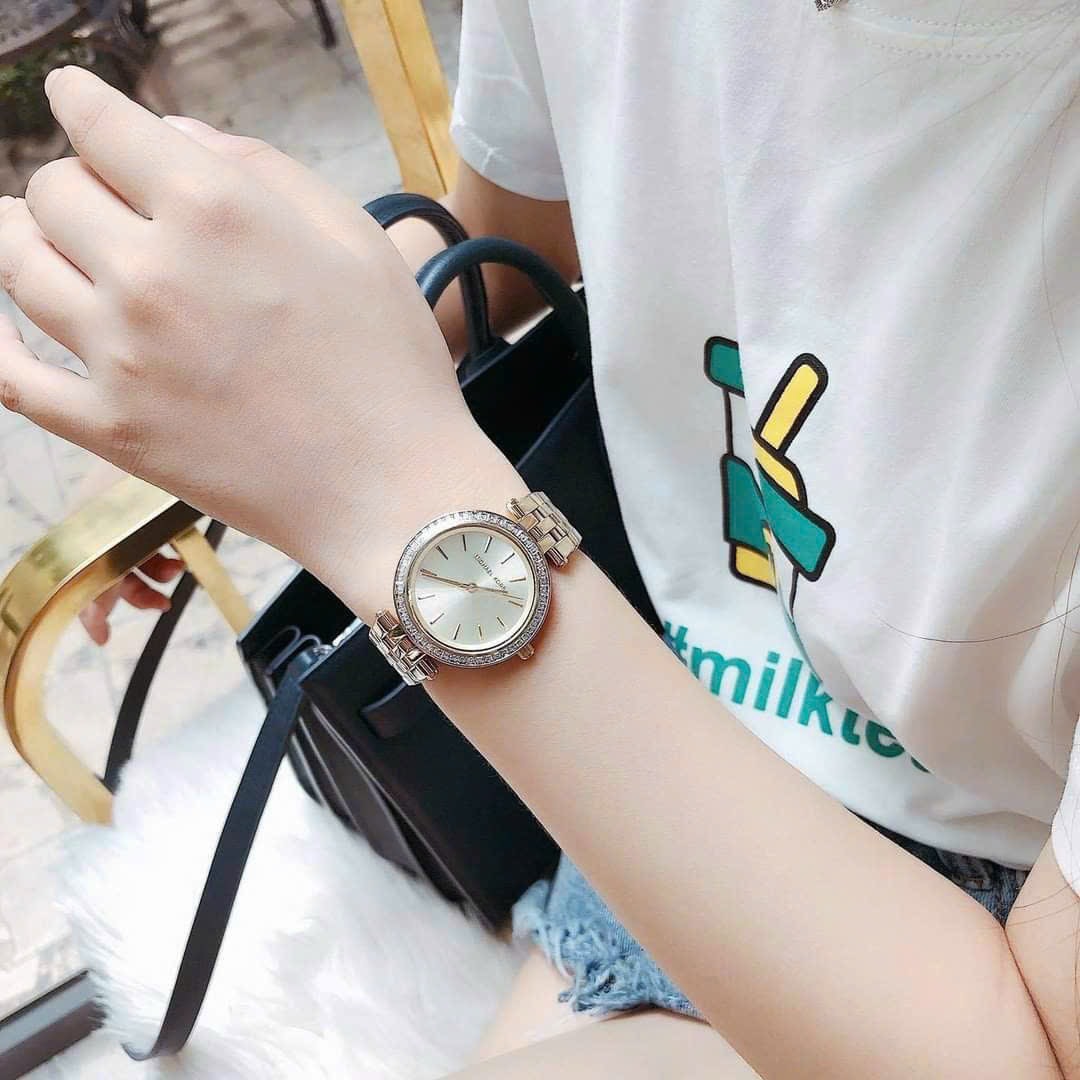 Đồng Hồ Michael Kors Darci |Nữ Giới |Vàng Gold |Dây Kim Loại |Máy Pin (Quartz) |Size 33mm |Donghogiatot.vn