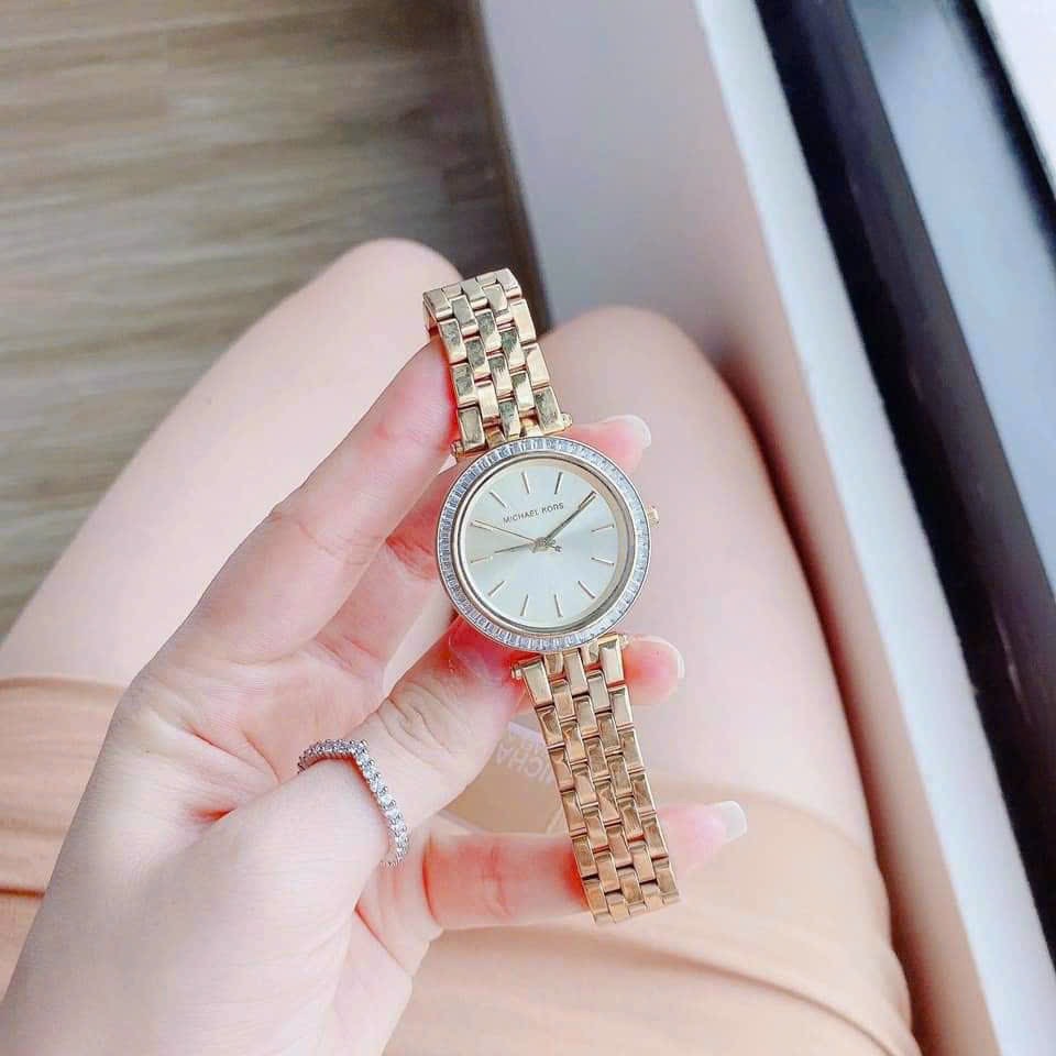 Đồng Hồ Michael Kors Darci |Nữ Giới |Vàng Gold |Dây Kim Loại |Máy Pin (Quartz) |Size 33mm |Donghogiatot.vn