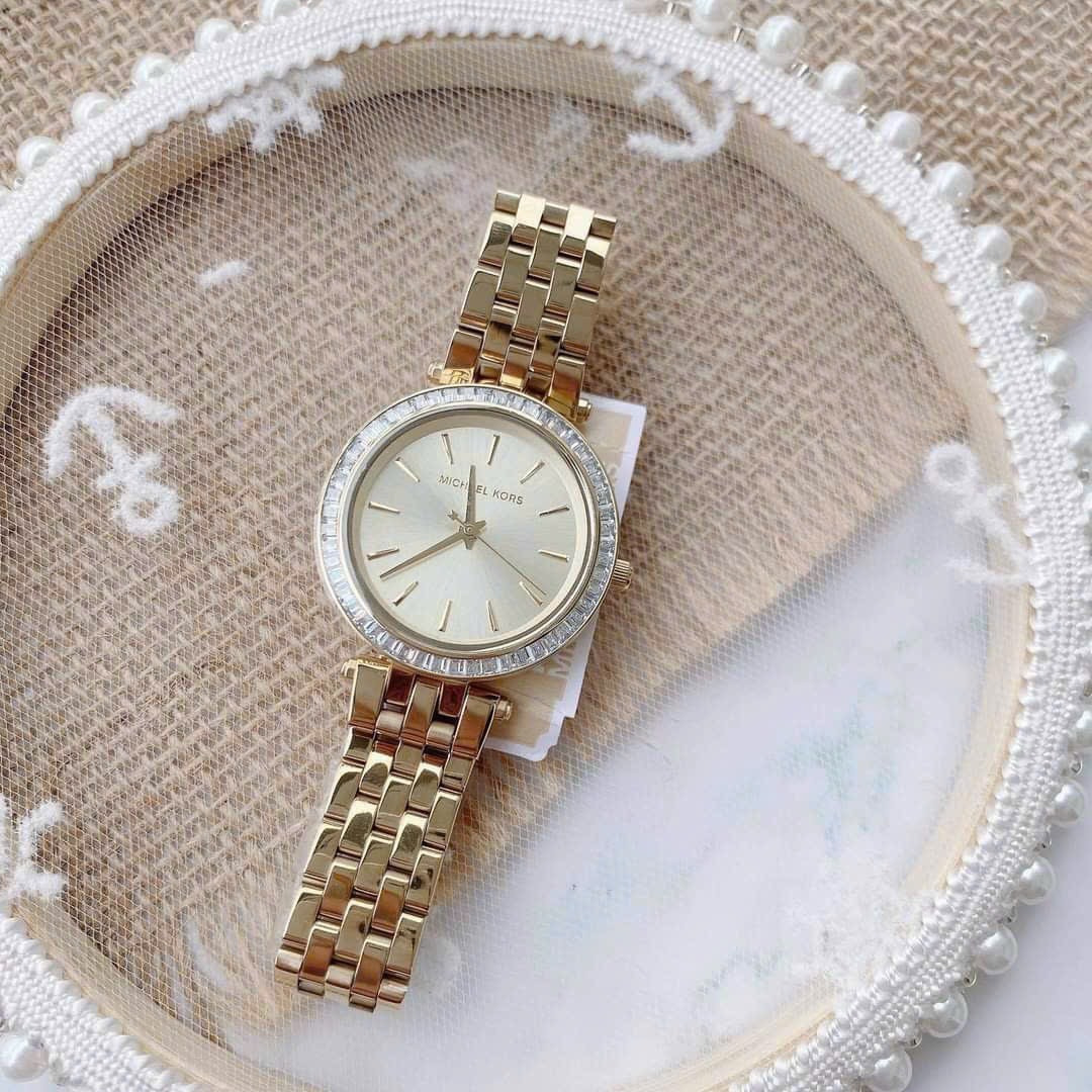 Đồng Hồ Michael Kors Darci |Nữ Giới |Vàng Gold |Dây Kim Loại |Máy Pin (Quartz) |Size 33mm |Donghogiatot.vn