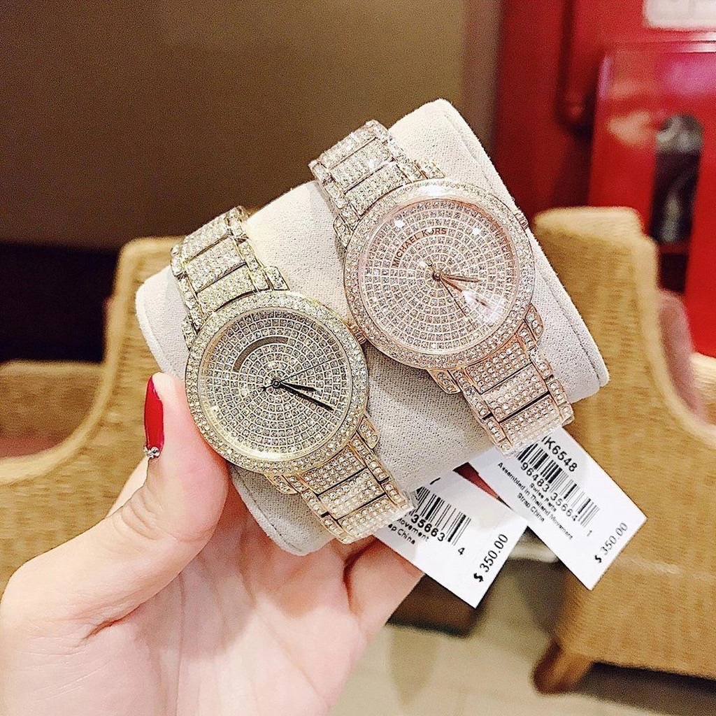 Đồng Hồ Michael Kors Darci Pave |Nữ Giới |Full Đá Rose Gold |Dây Kim Loại |Máy Pin (Quartz) |Size 33mm |donghogiatot.vn