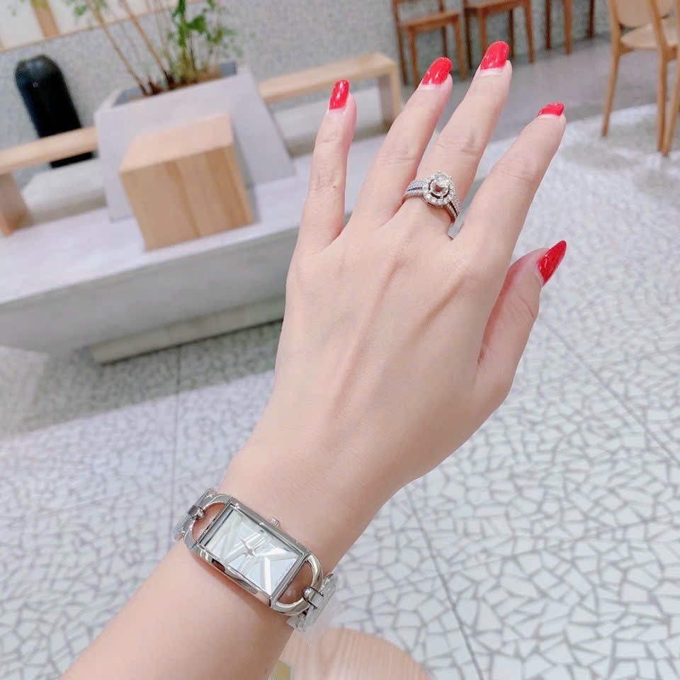 Đồng Hồ Michael Kors Empire |Nữ Giới |Mặt Chữ Nhật |Silver |Lắc Tay |Máy Pin (Quartz) |Size 30mm |donghogiatot.vn