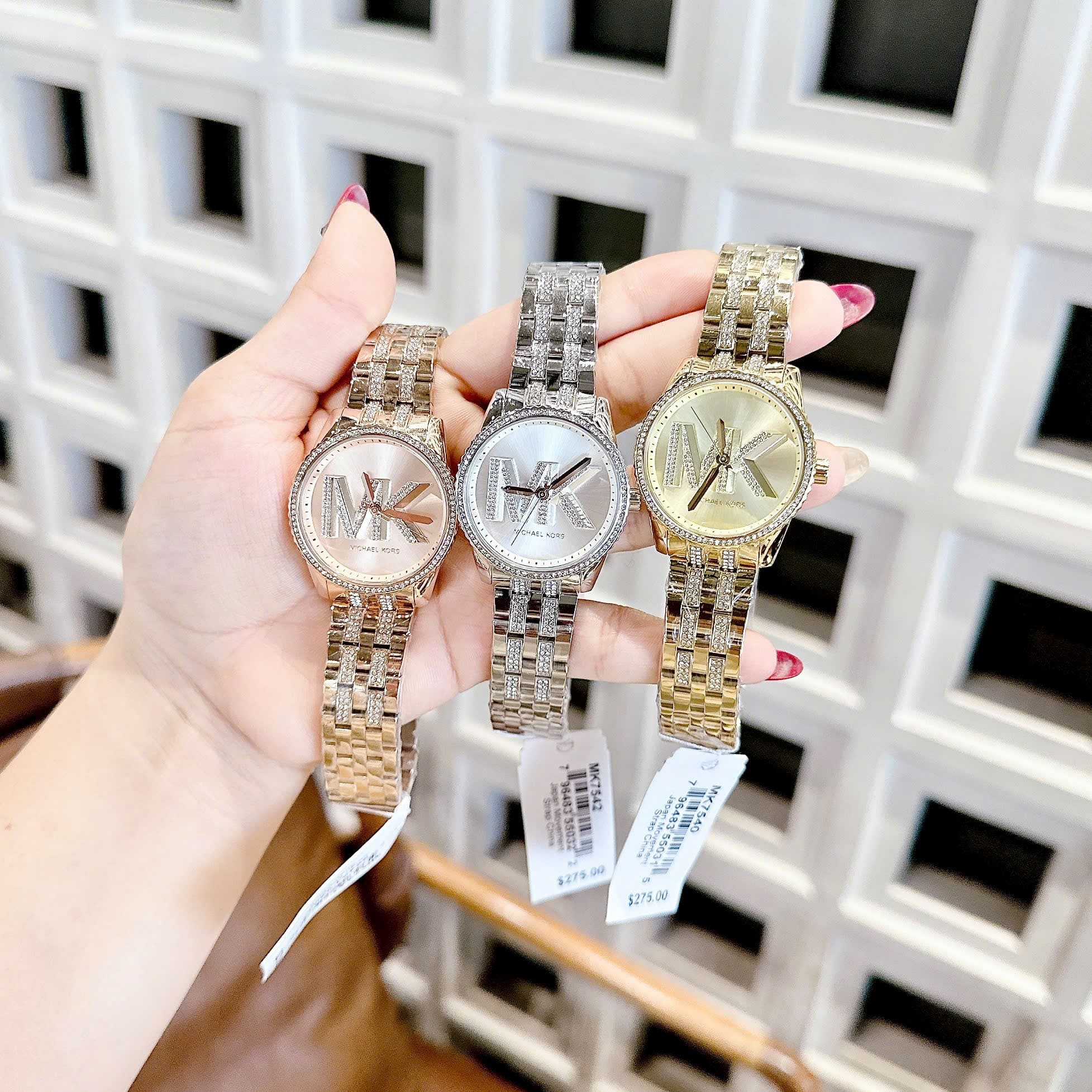 Đồng Hồ Micheal Kors Bryant |Nữ Giới |Rose Gold |Dây Kim Loại Đính Đá |Máy Pin (Quartz) |Size 35mm |donghogiatot.vn