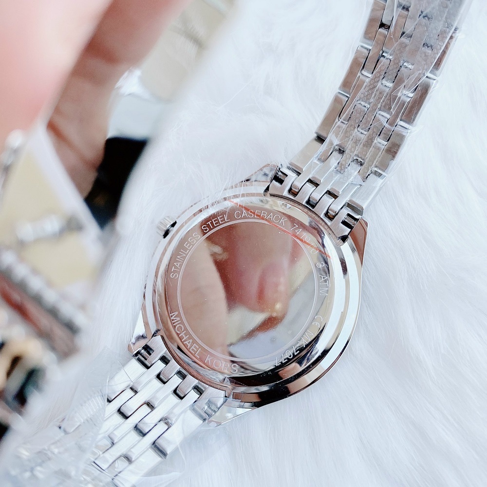 Đồng Hồ Micheal Kors Mindy |Nữ Giới |Mặt Tròn |Dây Kim Loại Demi Rose Đính Đá |Máy Pin (Quartz) |Size 36mm |donghogiatot.vn