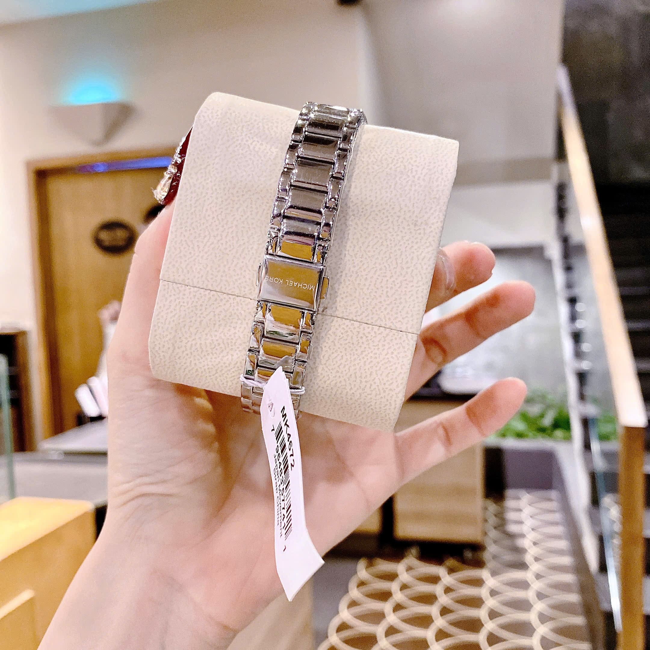 Đồng Hồ Micheal Kors Pyper |Nữ Giới |Mặt In Họa Tiết Logo Xám |Dây Kim Loại |Máy Pin (Quartz) |Size 36mm |donghogiatot.vn