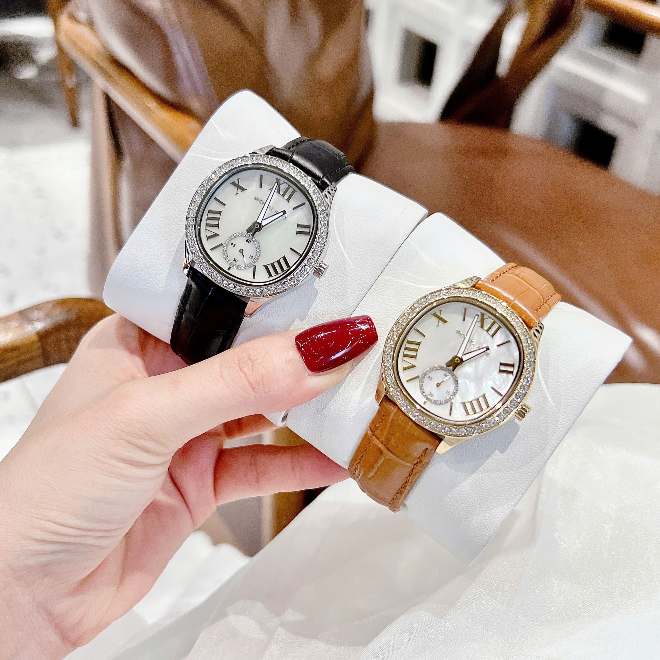 Đồng Hồ Micheal Kors Sage |Nữ Giới |Vàng Gold |Dây Da Màu Nâu |Máy Pin (Quartz) |Size 36mm |donghogiatot.vn