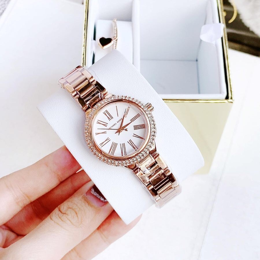 Đồng Hồ Micheal Kors Taryn |Nữ Giới |Mặt Số La Mã |Dây Kim Loại Rose Gold |Máy Pin (Quartz) |Size 30mm |donghogiatot.vn