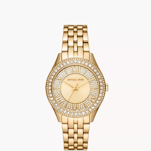 Đồng Hồ Michael Kors Harlowe |Nữ Giới |Vàng Gold |Đính Đá |Dây Kim Loại |Máy Pin (Quartz) |Size 38mm |donghogiatot.vn