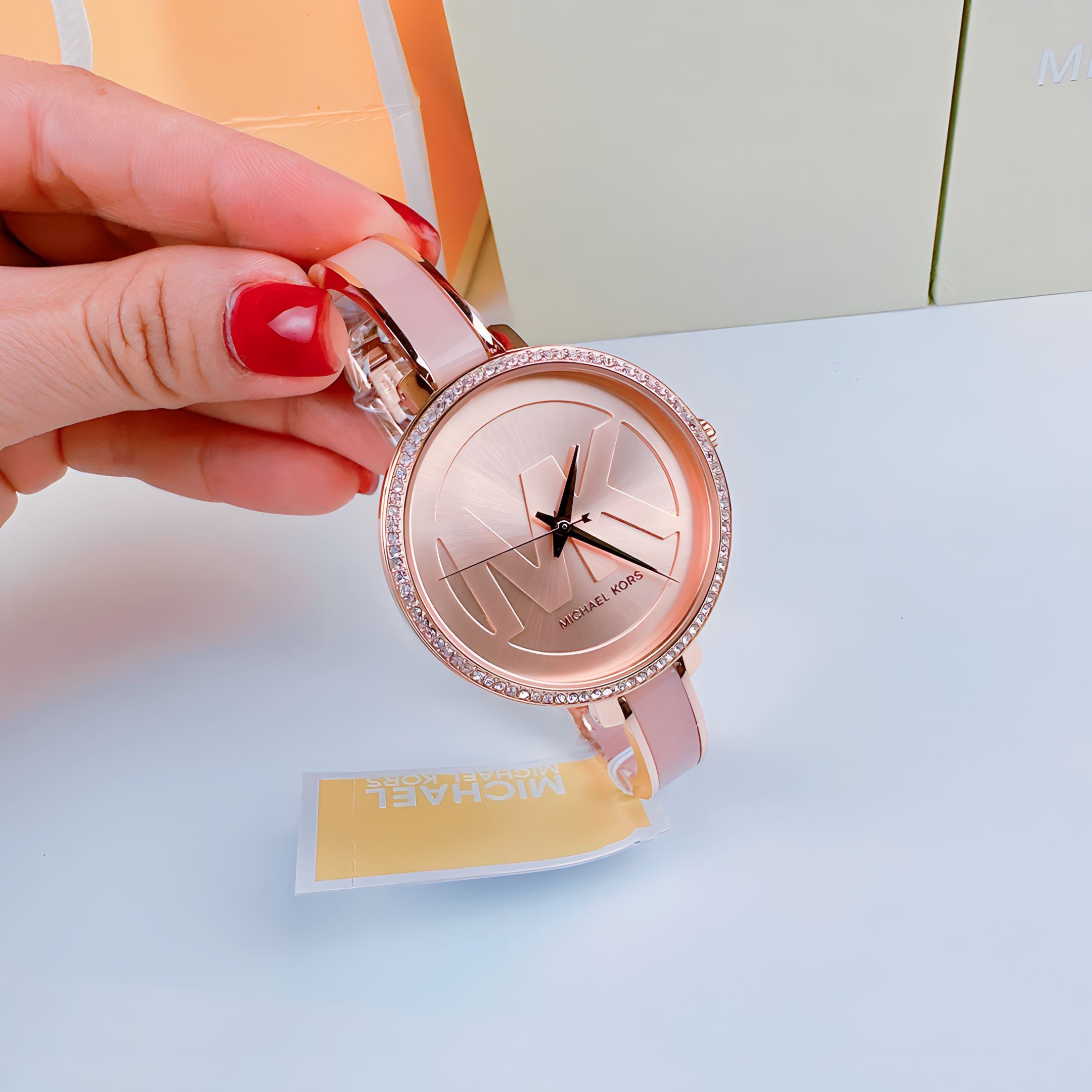 Đồng Hồ Michael Kors Jaryn |Nữ Giới |Rose Gold |Lắc Tay Hồng |Máy Pin (Quartz) |Size 36mm |donghogiatot.vn