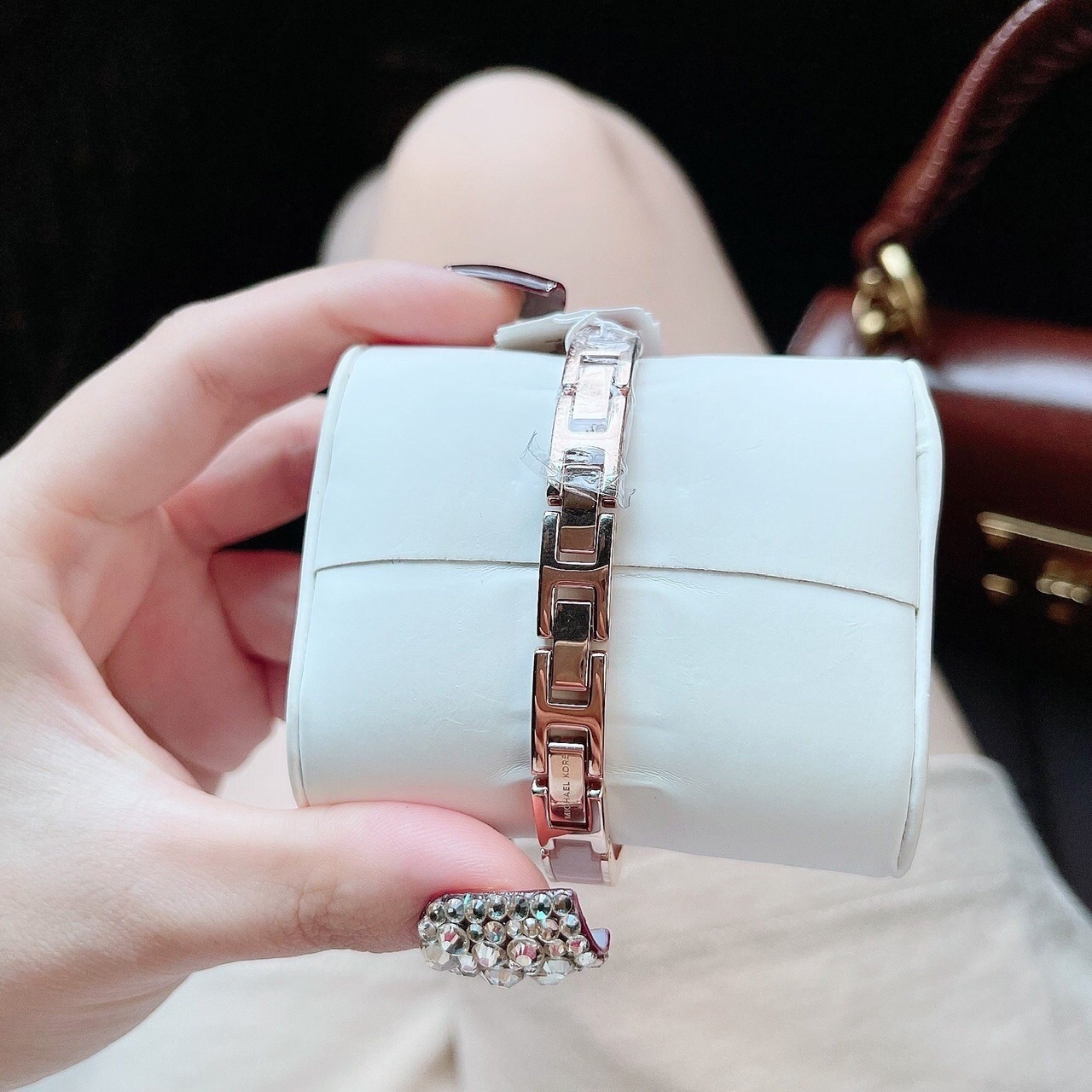 Đồng Hồ Michael Kors Jaryn |Nữ Giới |Rose Gold |Lắc Tay Hồng |Máy Pin (Quartz) |Size 36mm |donghogiatot.vn