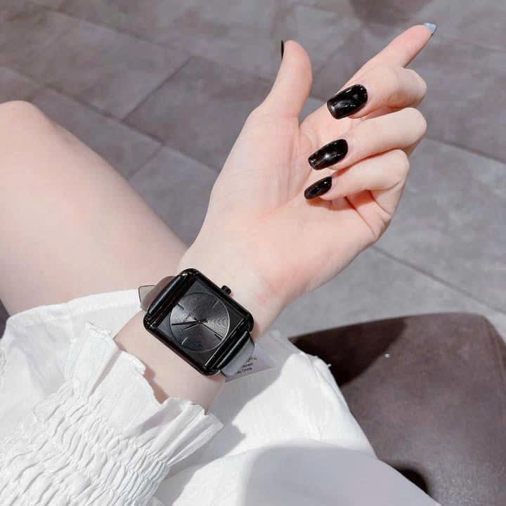 Đồng Hồ Michael Kors Lake |Nữ Giới |Mặt Vuông Đen |Dây Da |Máy Pin (Quartz) |Size 33mm |donghogiatot.vn