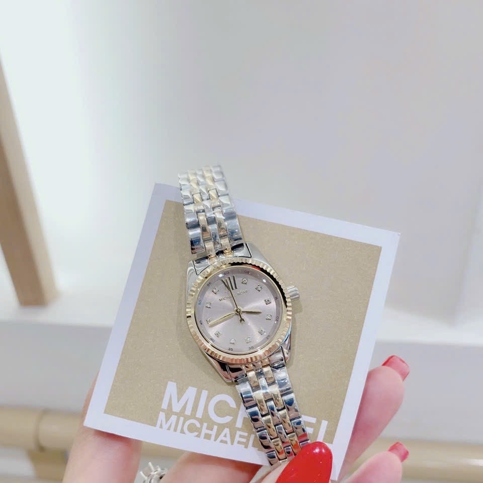 Đồng Hồ Michael Kors Lexington |Nữ Giới |Demi Vàng Gold |Dây Kim Loại |Máy Pin (Quartz) |Size 26mm |donghogiatot.vn