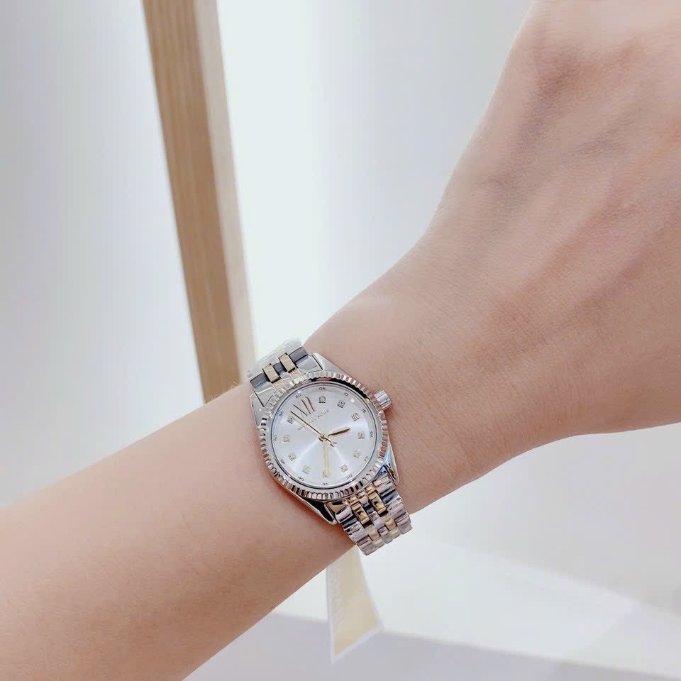 Đồng Hồ Michael Kors Lexington |Nữ Giới |Mặt Tròn Trắng |Dây Kim Loại |Máy Pin (Quartz) |Size 26mm |donghogiatot.vn