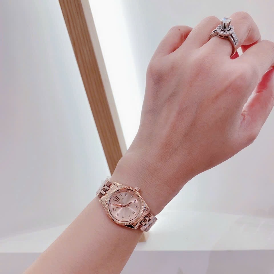 Đồng Hồ Michael Kors Lexington |Nữ Giới |Rose Gold |Dây Kim Loại |Máy Pin (Quartz) |Size 26mm |donghogiatot.vn