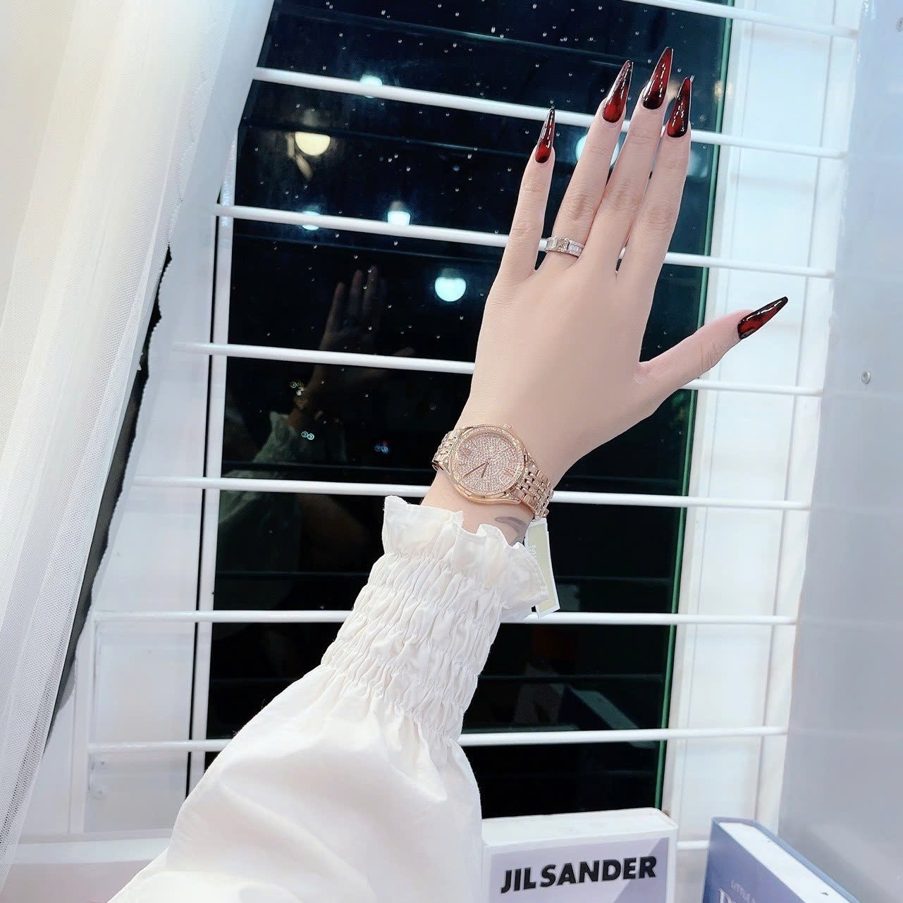 Đồng Hồ Michael Kors Mindy |Nữ Giới |Mặt Full Đá |Rose Gold |Dây Kim Loại |Máy Pin (Quartz) |Size 36mm |donghogiatot.vn