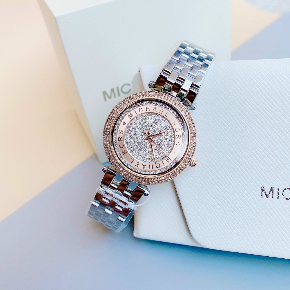 Đồng Hồ Michael Kors Mini Darci |Nữ Giới |Demi Rose Gold |Dây Kim Loại |Máy Pin (Quartz) |Size 33mm |donghogiatot.vn