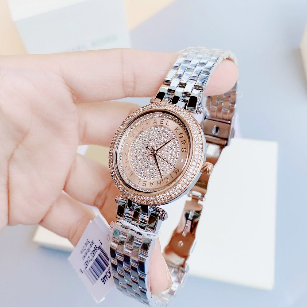 Đồng Hồ Michael Kors Mini Darci |Nữ Giới |Demi Rose Gold |Dây Kim Loại |Máy Pin (Quartz) |Size 33mm |donghogiatot.vn