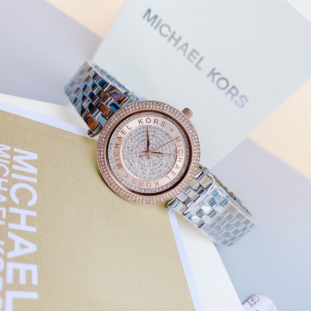 Đồng Hồ Michael Kors Mini Darci |Nữ Giới |Demi Rose Gold |Dây Kim Loại |Máy Pin (Quartz) |Size 33mm |donghogiatot.vn