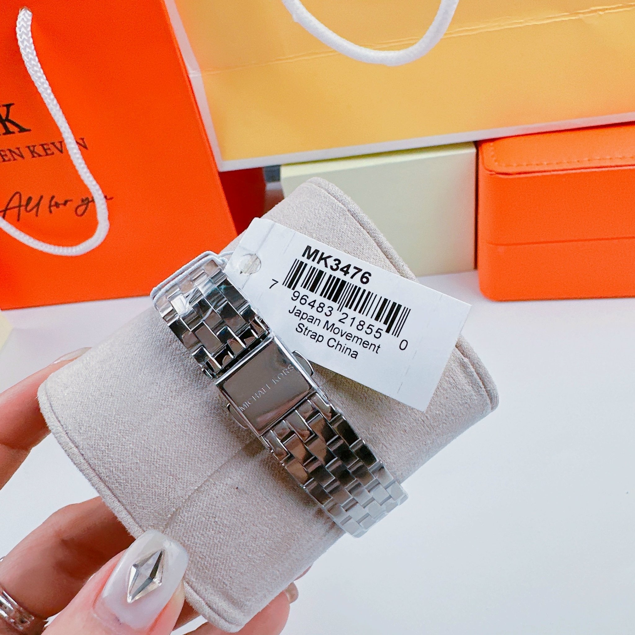 Đồng Hồ Michael Kors Mini Darci |Nữ Giới |Trắng Silver |Dây Kim Loại |Máy Pin (Quartz) |Size 33mm |donghogiatot.vn